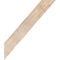 Ekena Millwork 5 1/2"W x 26"D x 30"H Traditional Smooth Knee Brace, Douglas Fir BRC06X26X30TRA00SDF - alternate 4
